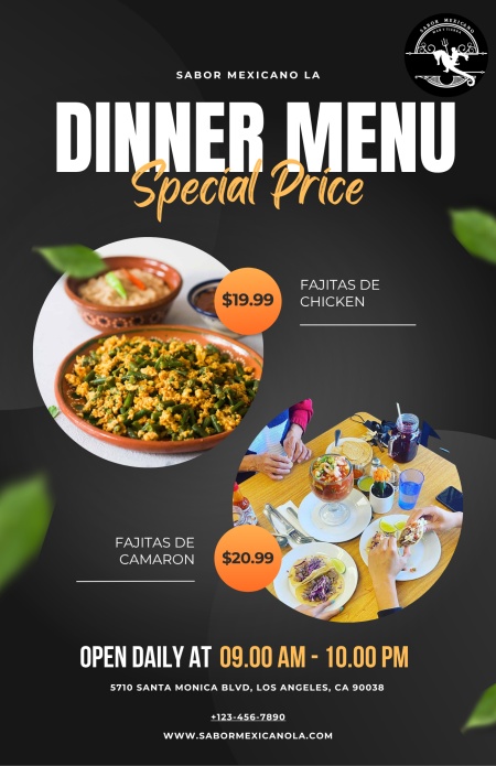 Dinner Available Everyday!